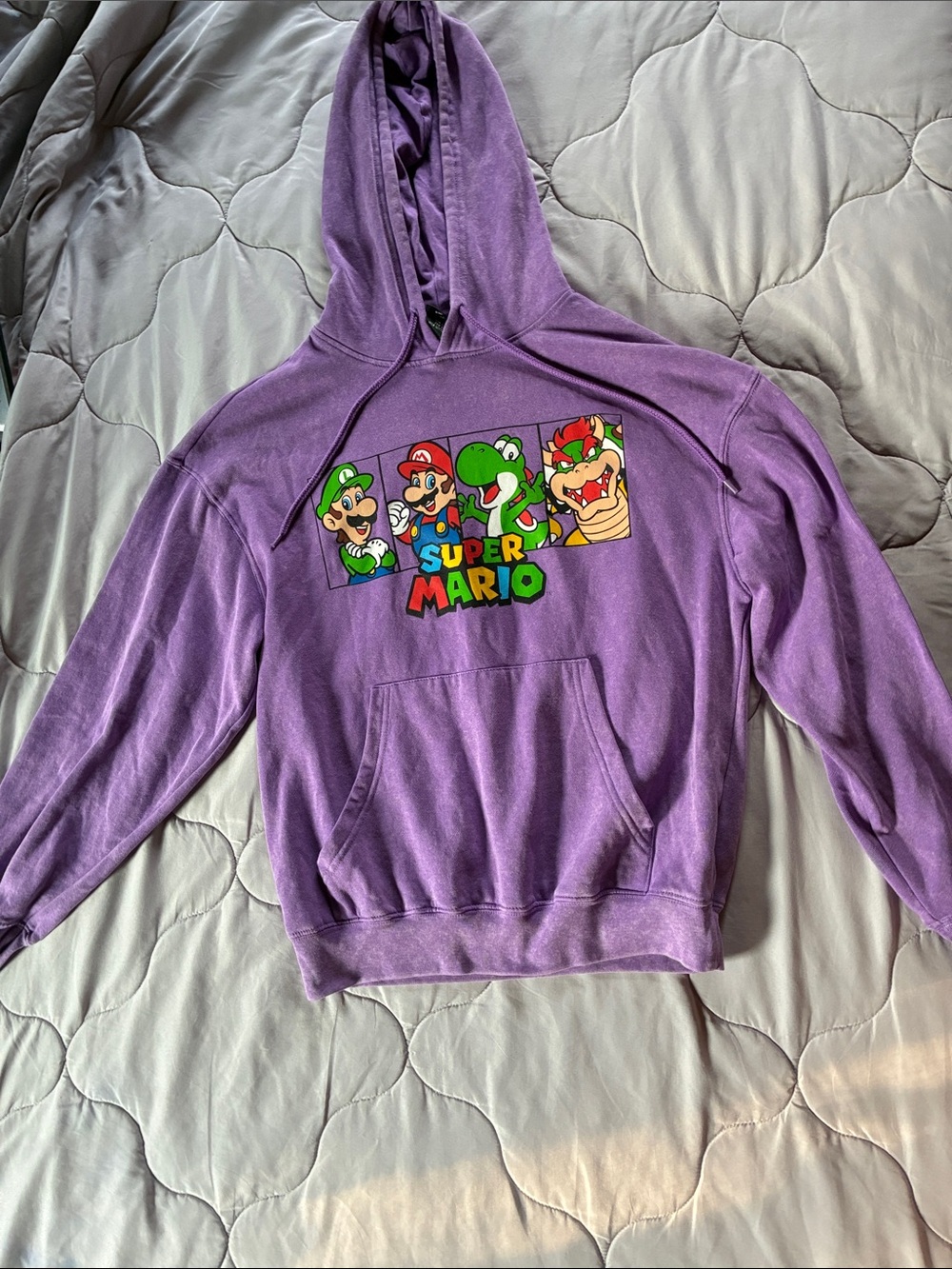 Hoodie with Super Mario graphic